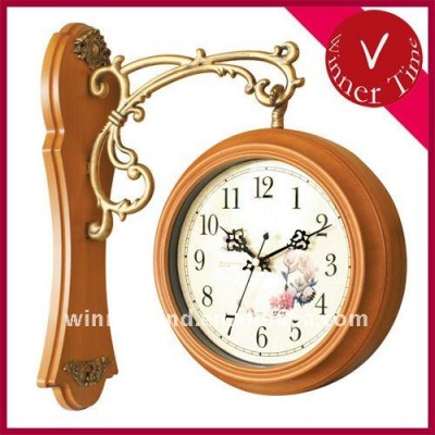 Plastic Double Face Wall Clock