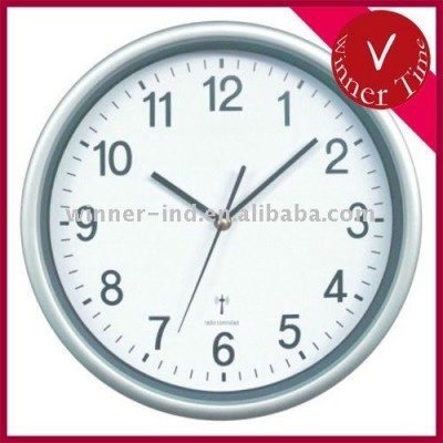 Plastic Radio Controlled Wall Clock