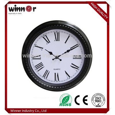 High quality and big size home decoration roman number street clock of factory price