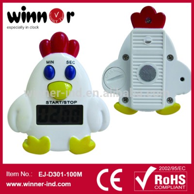 egg timer with strong magnet, control water valve with timer, traffic light countdown timer