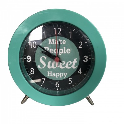 14.1CM Plastic colorful  sweet alarm clock